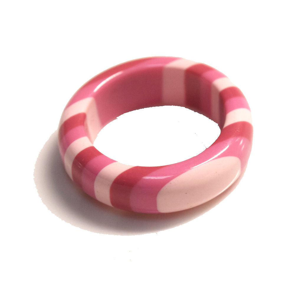 Korean style punk design plastic acrylic resin rainbow color finger ring women kids rings jewelry unisex