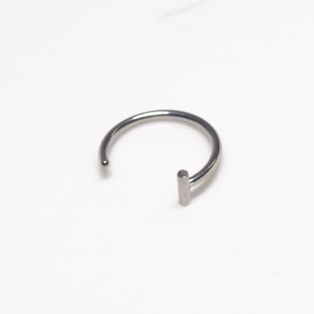 unisex stainless steel nose ring cuff clip on ring mouth lip ear opener rings jewelry