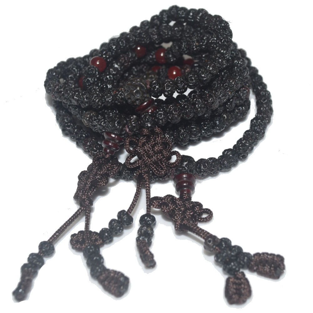 Wholesale Handmade Ruyi rudraksha prayer 108 beads mala Yoga jewelry