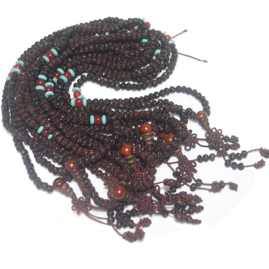 men's accessories ruyi Bodhi seeds 108 mala prayer beads Buddhist woven bracelet buddha Meditation fashion jewelry