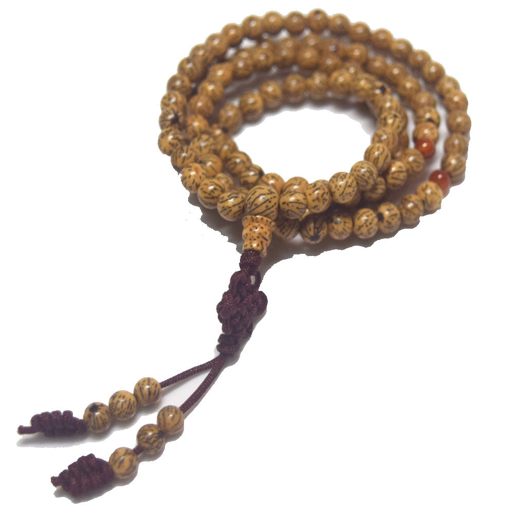 handmade 6mm 8mm silver line wire bodhi beads beaded prayer mala necklace bracelet 108 mala yoga meditation jewelry