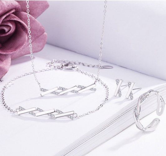 fabulous x ring jewelry 925 sterling silver jewelry bracelet and necklace