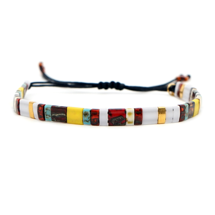 accessories handmade adjustable women friendship summer bohemian miyuki tila beads bracelets jewelry