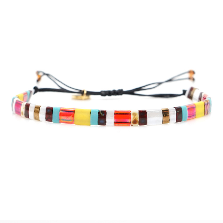 accessories handmade adjustable women friendship summer bohemian miyuki tila beads bracelets jewelry