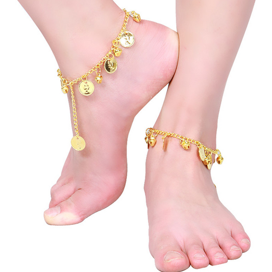 Fashion Alloy indian dance bell anklet Belly Dance Anklet