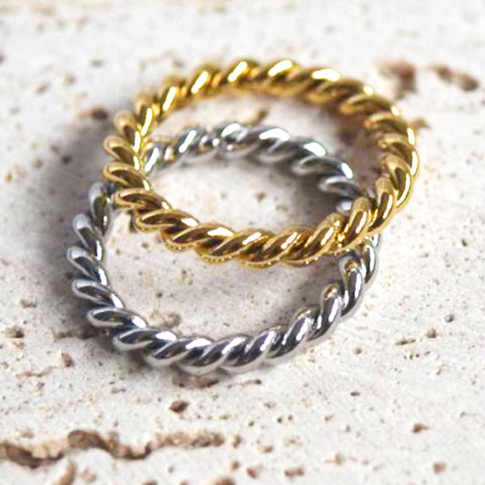 fantasy titanium stainless steel jewelry women thick chain rings aesthetic jewelry ring twist link china manufacturer supplier