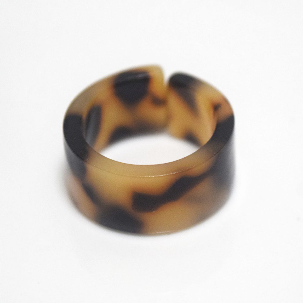 women acrylic resin finger rings jewelry open cuff design bulk