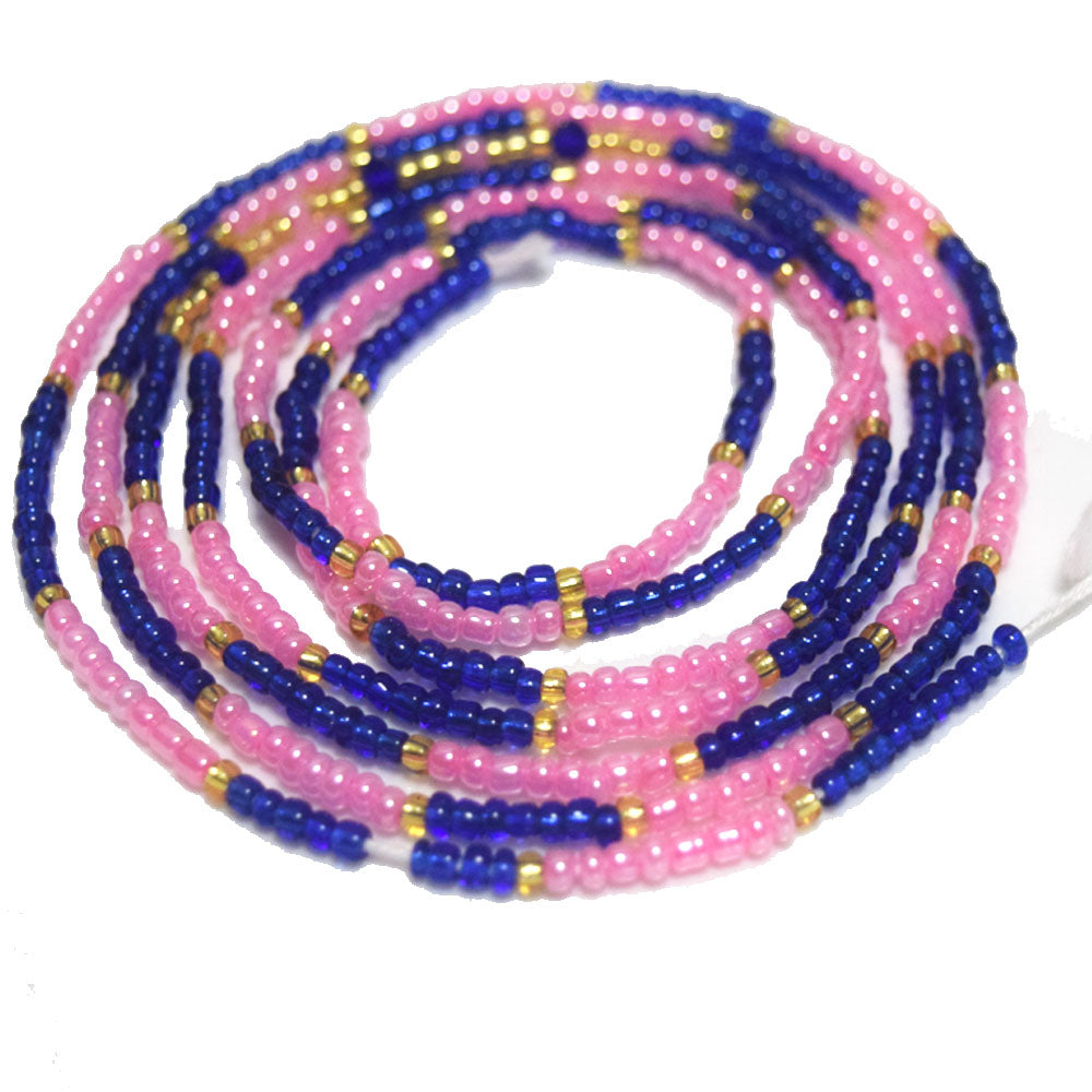 custom color available bulk of 50 inches handmade crystal rainbow tie on cotton thread waist beads for women belly chain