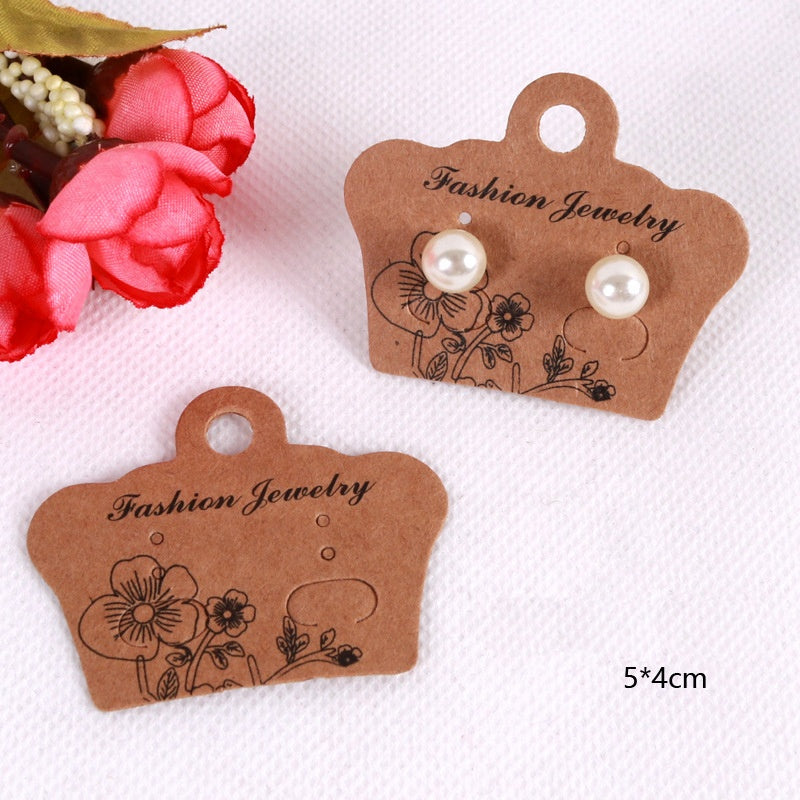 Wholesale NBEADS 100 Pcs Standing Earring Display Cards with 200 Pcs Ear  Nuts - Pandahall.com