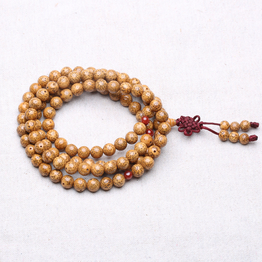 handmade 9mm Starmoon bodhi beads beaded prayer mala necklace bracelet 108 mala necklace jewelry