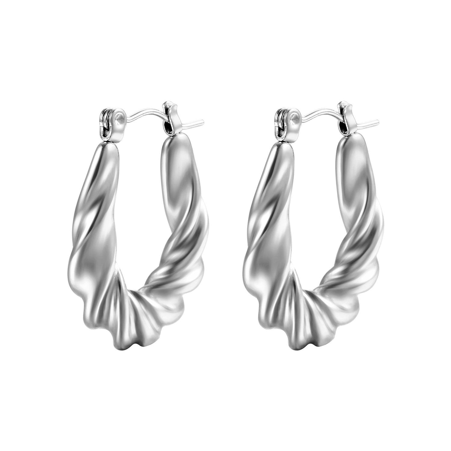 wholesale twist hoop earring