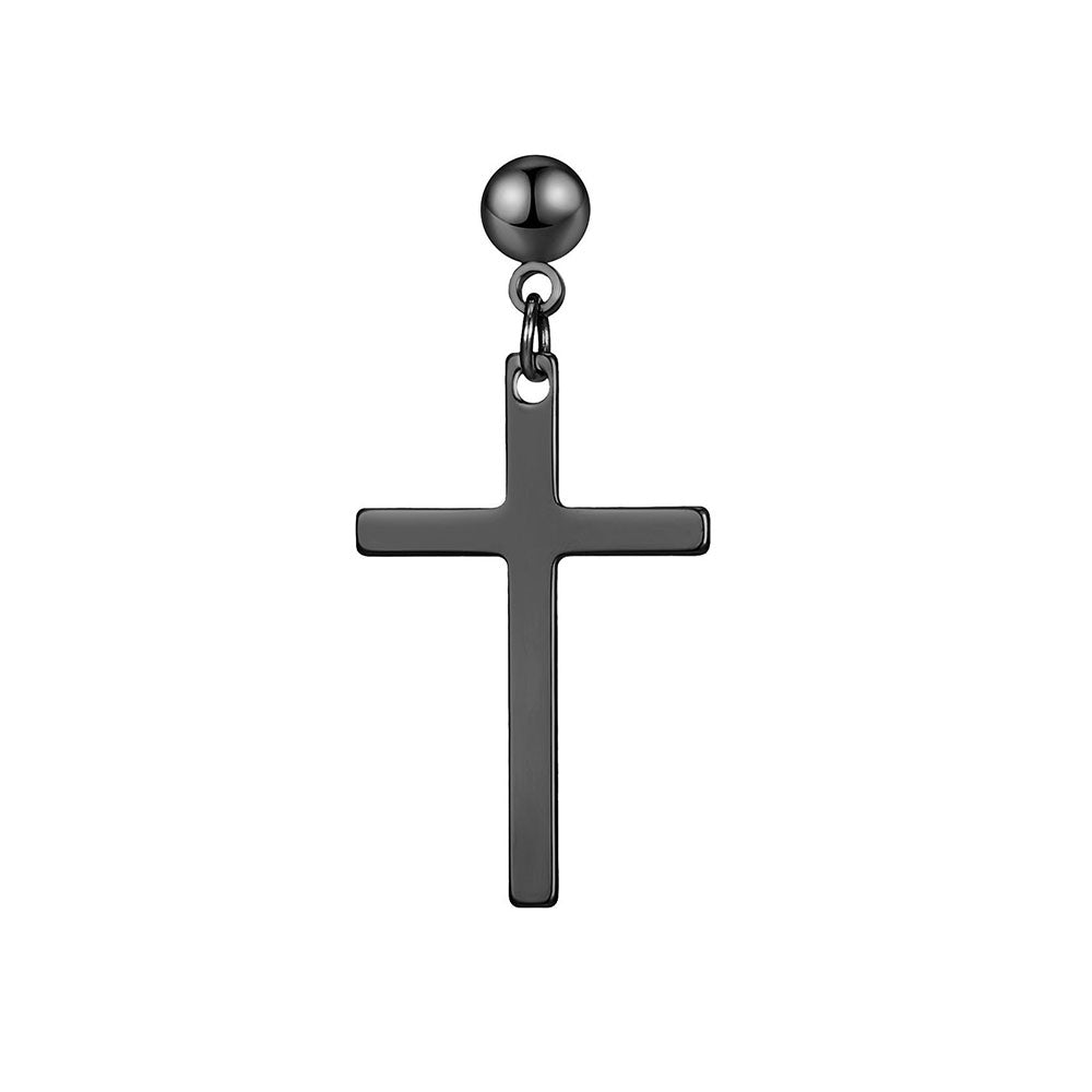 cross earring men factory