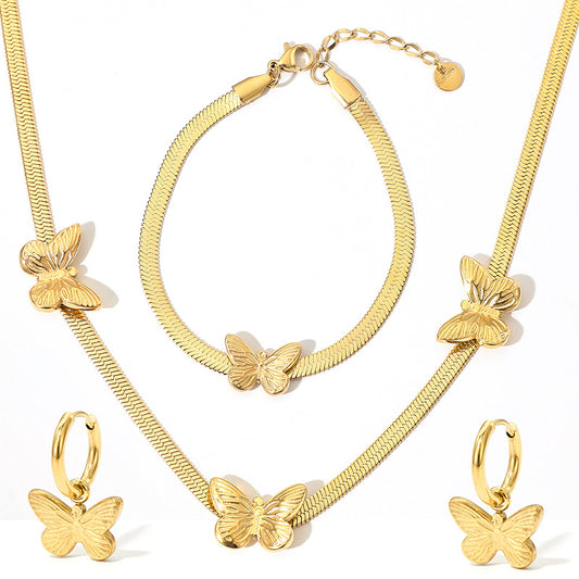 butterfly jewelry set supplier