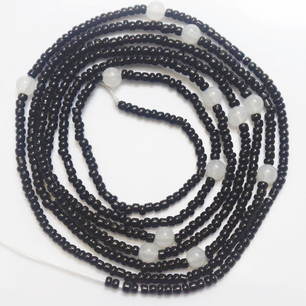 new design glow in the dark weightloss string thread adjustable tie on african waist beads belly chain women body jewelry